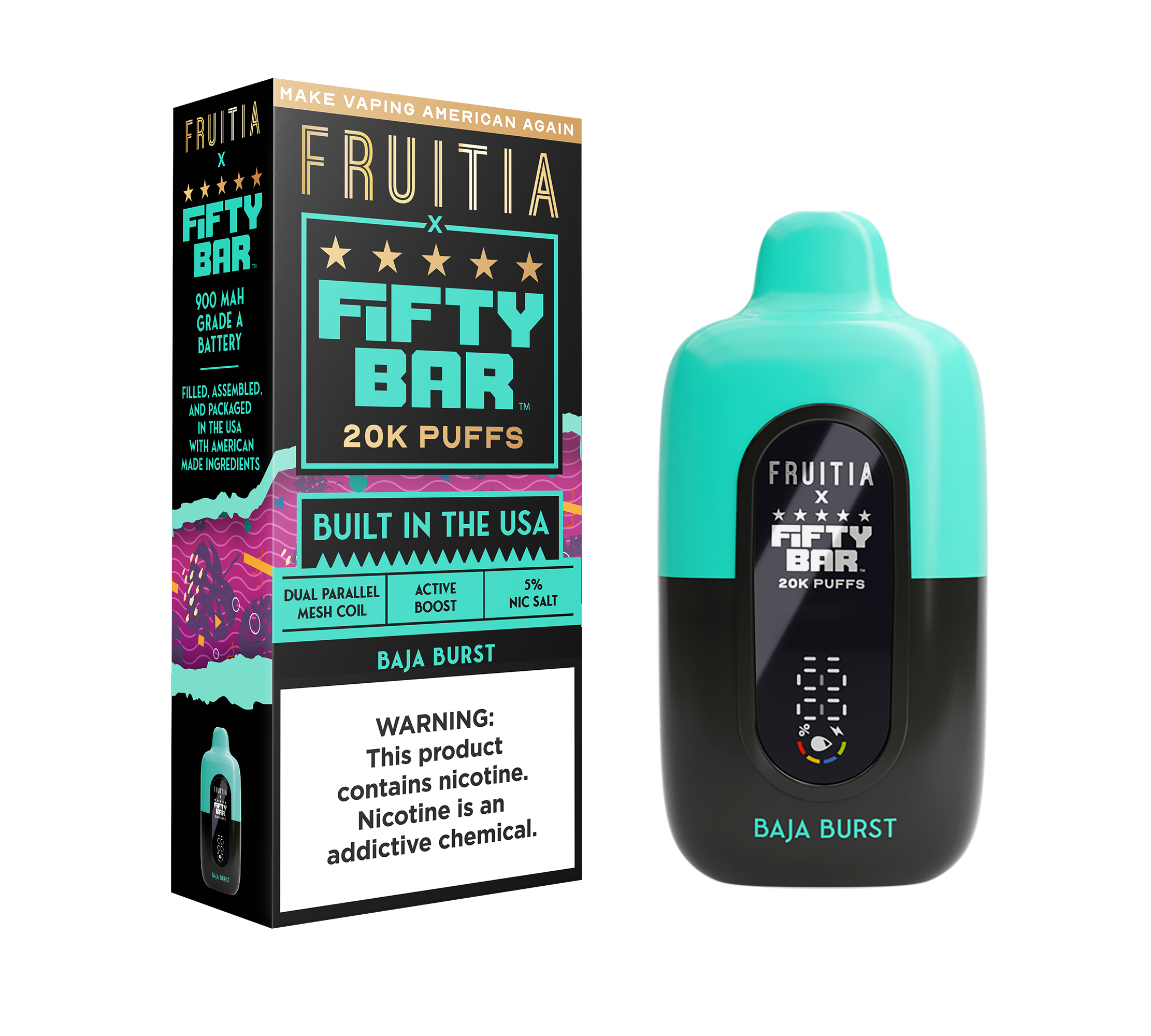 Baja Burst | FRUITIA x Fifty Bar