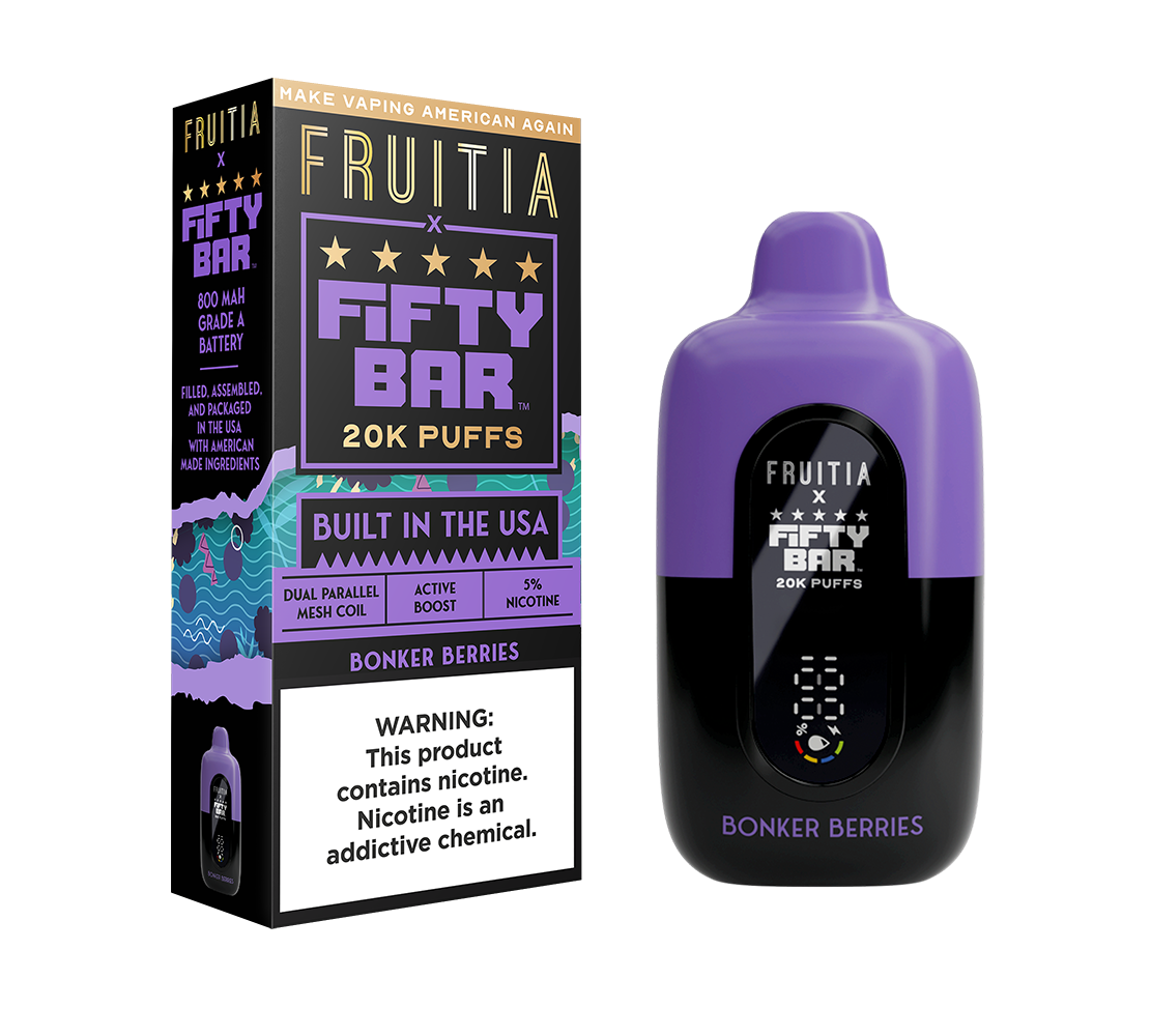 Bonker Berries | FRUITIA x Fifty Bar | Fresh Farms E-Liquid Bonker Berries | FRUITIA x Fifty Bar | Fresh Farms E-Liquid