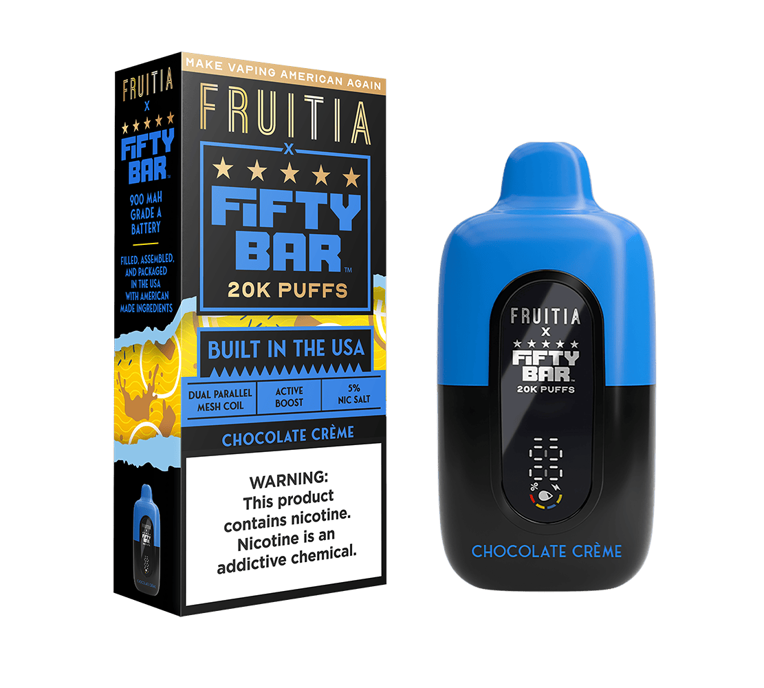 Chocolate Creme | FRUITIA x Fifty Bar | Fresh Farms E-Liquid Chocolate Creme | FRUITIA x Fifty Bar | Fresh Farms E-Liquid