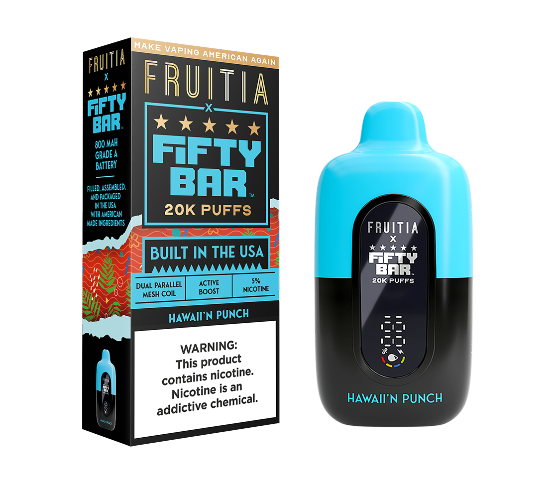 Can You Buy Flavored Vapes In Hawaii Hawaii'n Punch | FRUITIA x Fifty Bar Can You Buy Flavored Vapes In Hawaii Hawaii'n Punch | FRUITIA x Fifty Bar