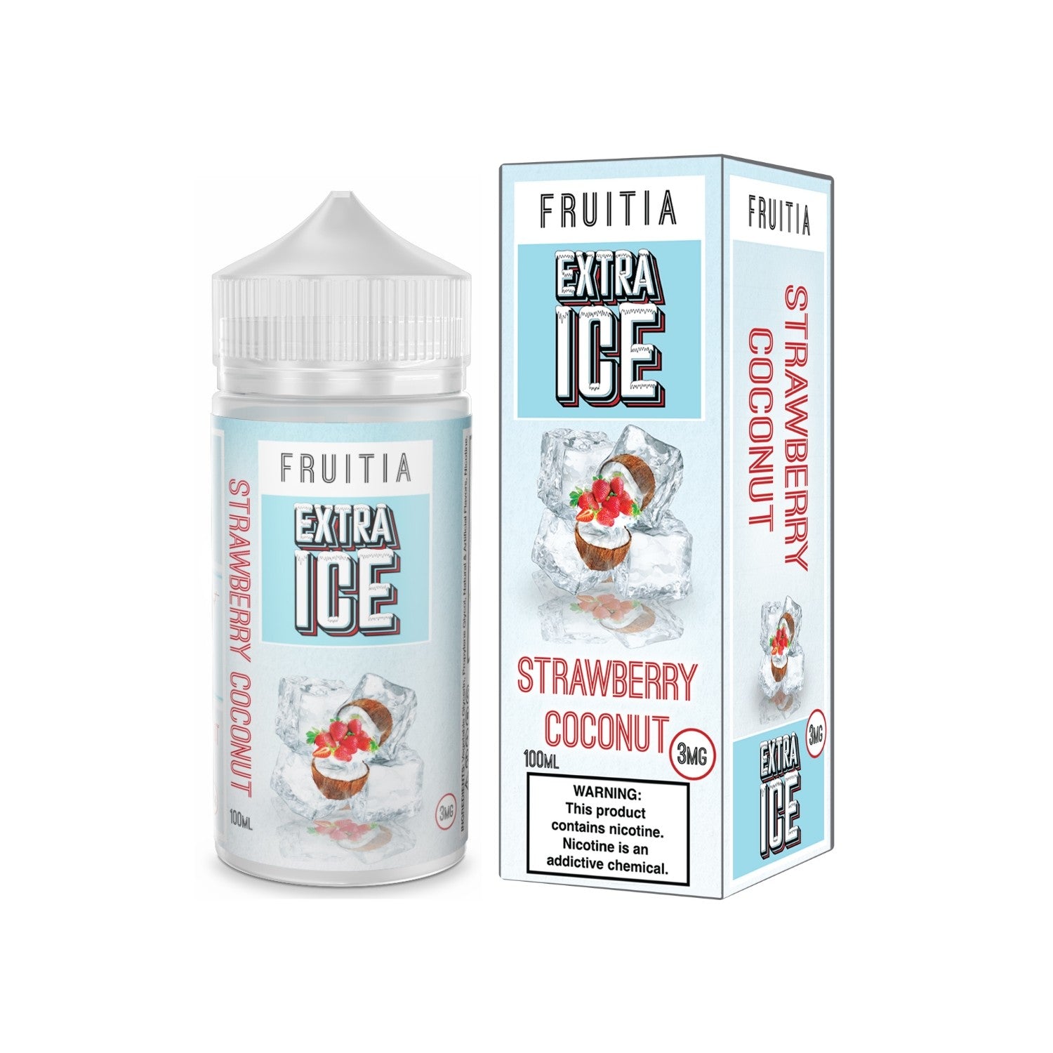 Strawberry Coconut Extra Ice (100mL) - E-Liquid - Fresh Farms E-Liquid