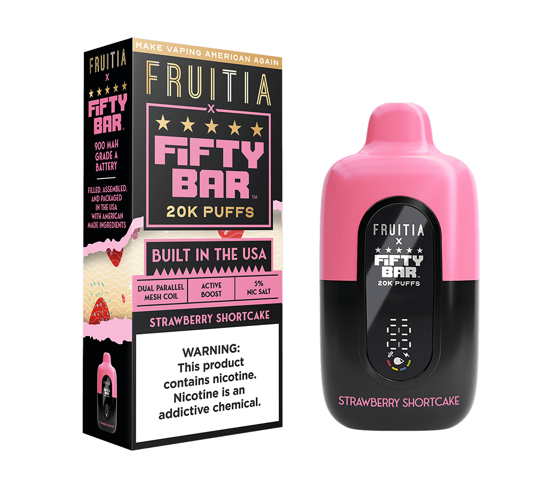 Strawberry Shortcake | FRUITIA x Fifty Bar | Fresh Farms E-Liquid Strawberry Shortcake | FRUITIA x Fifty Bar | Fresh Farms E-Liquid