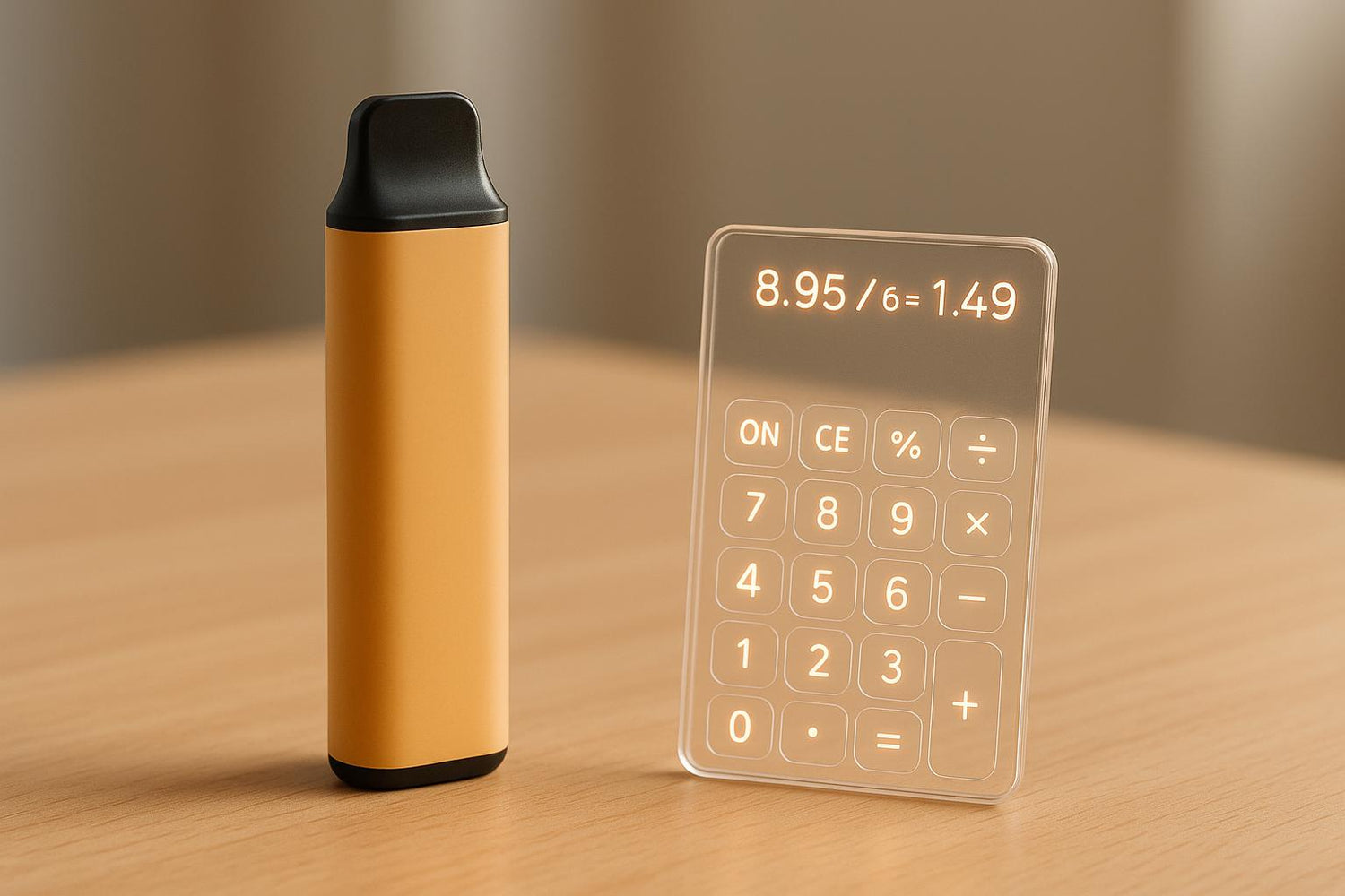 Vaping cost analysis, calculator and vape, hidden expenses disposable vapes, money saving tips vaping - Disposable Vape Cost Per Use Calculator | Fresh Farms E-Liquid ...