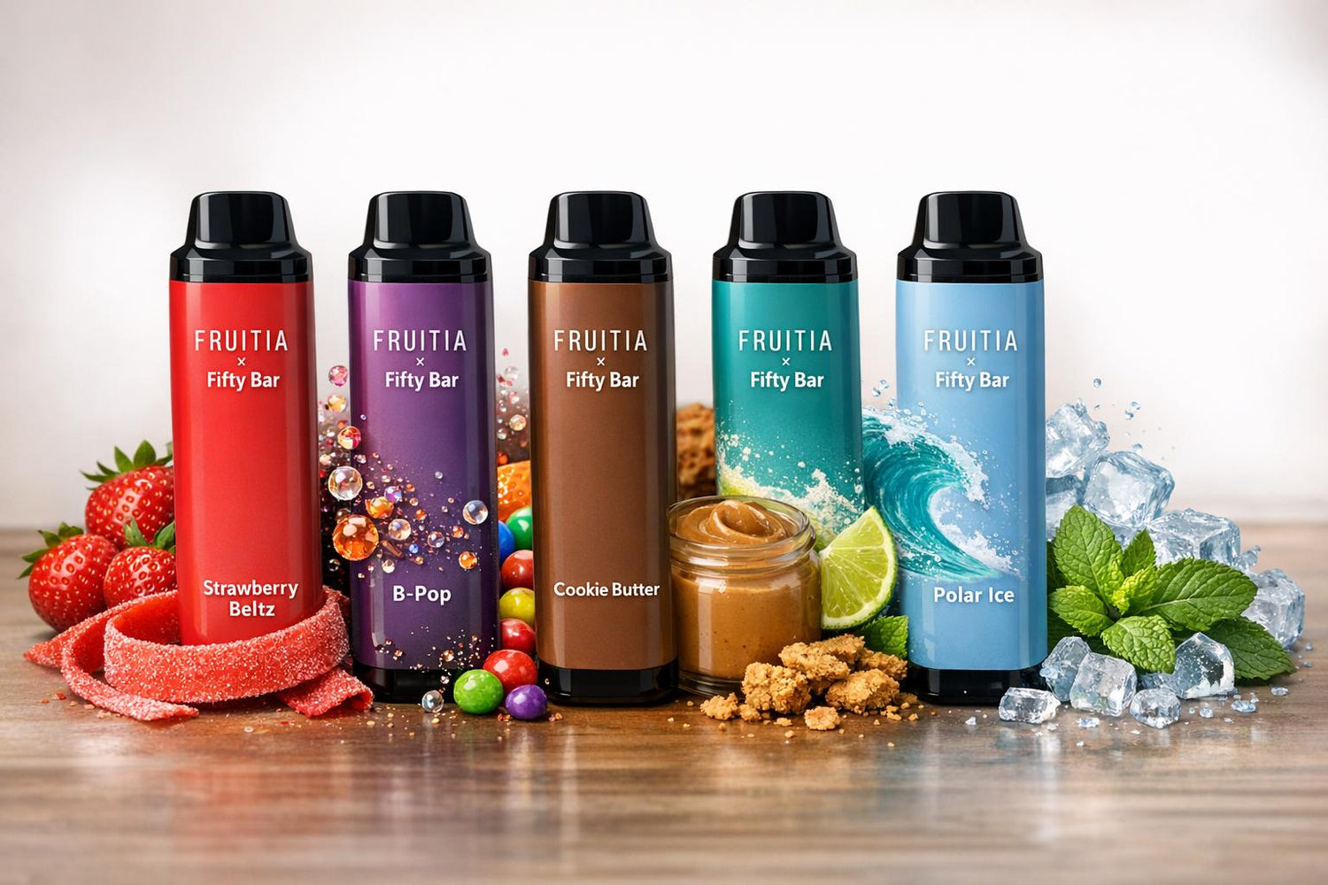 How Users Rate FRUITIA x Fifty Bar Flavors