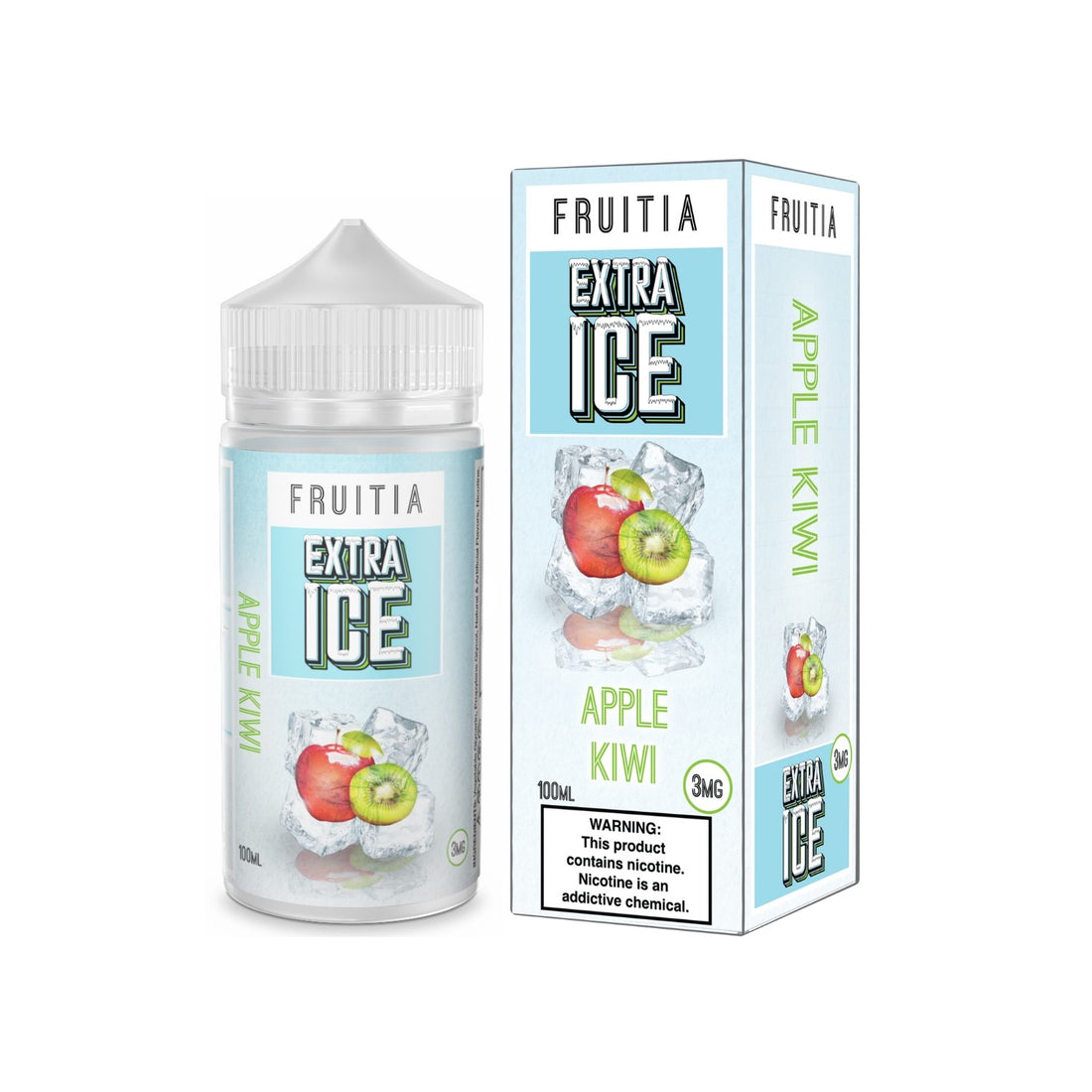 Apple Kiwi Extra Ice (100mL) -  E-Liquid -  Fresh Farms E-Liquid