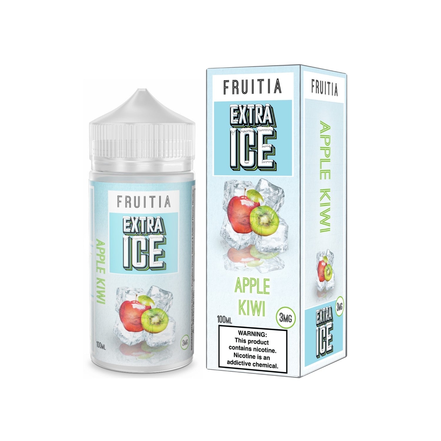 Apple Kiwi Extra Ice (100mL) -  E-Liquid -  Fresh Farms E-Liquid
