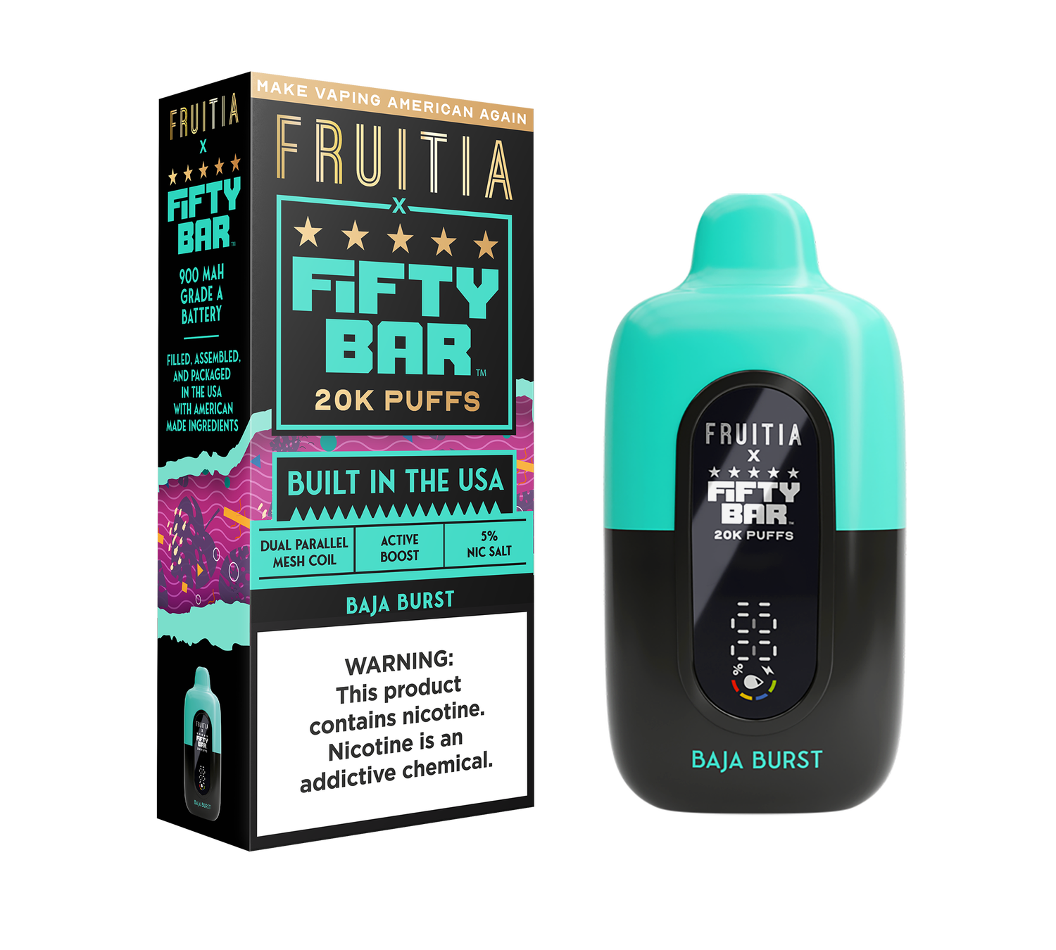 Baja Burst | FRUITIA x Fifty Bar | Fresh Farms E-Liquid Baja Burst | FRUITIA x Fifty Bar | Fresh Farms E-Liquid