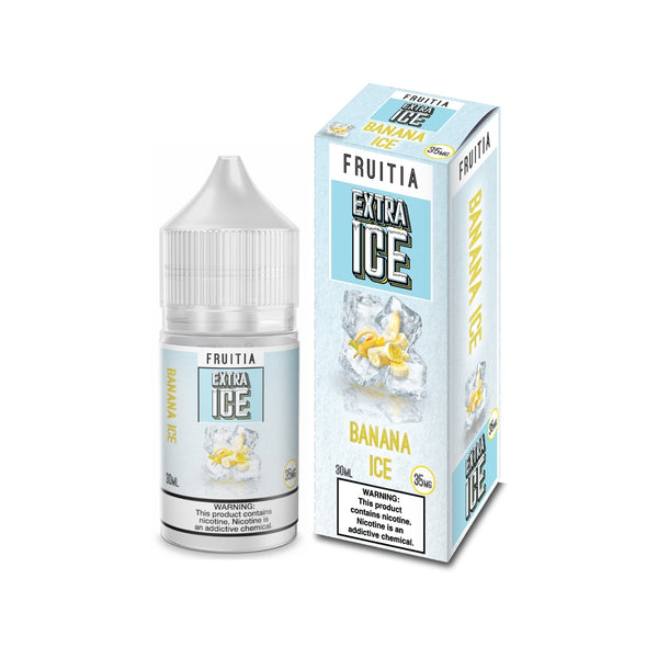 Banana Ice Extra Ice 30mL Creamy Bananas with a Refreshing Burst Banana Ice Extra Ice 30mL Creamy Bananas with a Refreshing Burst