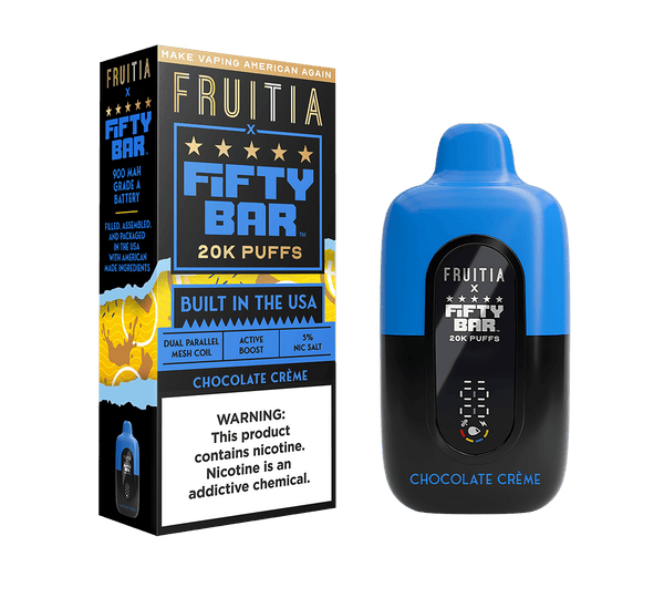 Chocolate Creme | FRUITIA x Fifty Bar | Fresh Farms E-Liquid Chocolate Creme | FRUITIA x Fifty Bar | Fresh Farms E-Liquid