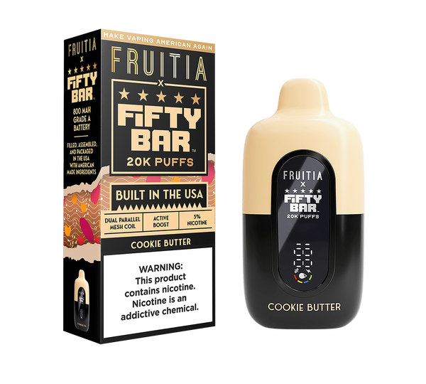 Cookie Butter | FRUITIA x Fifty Bar