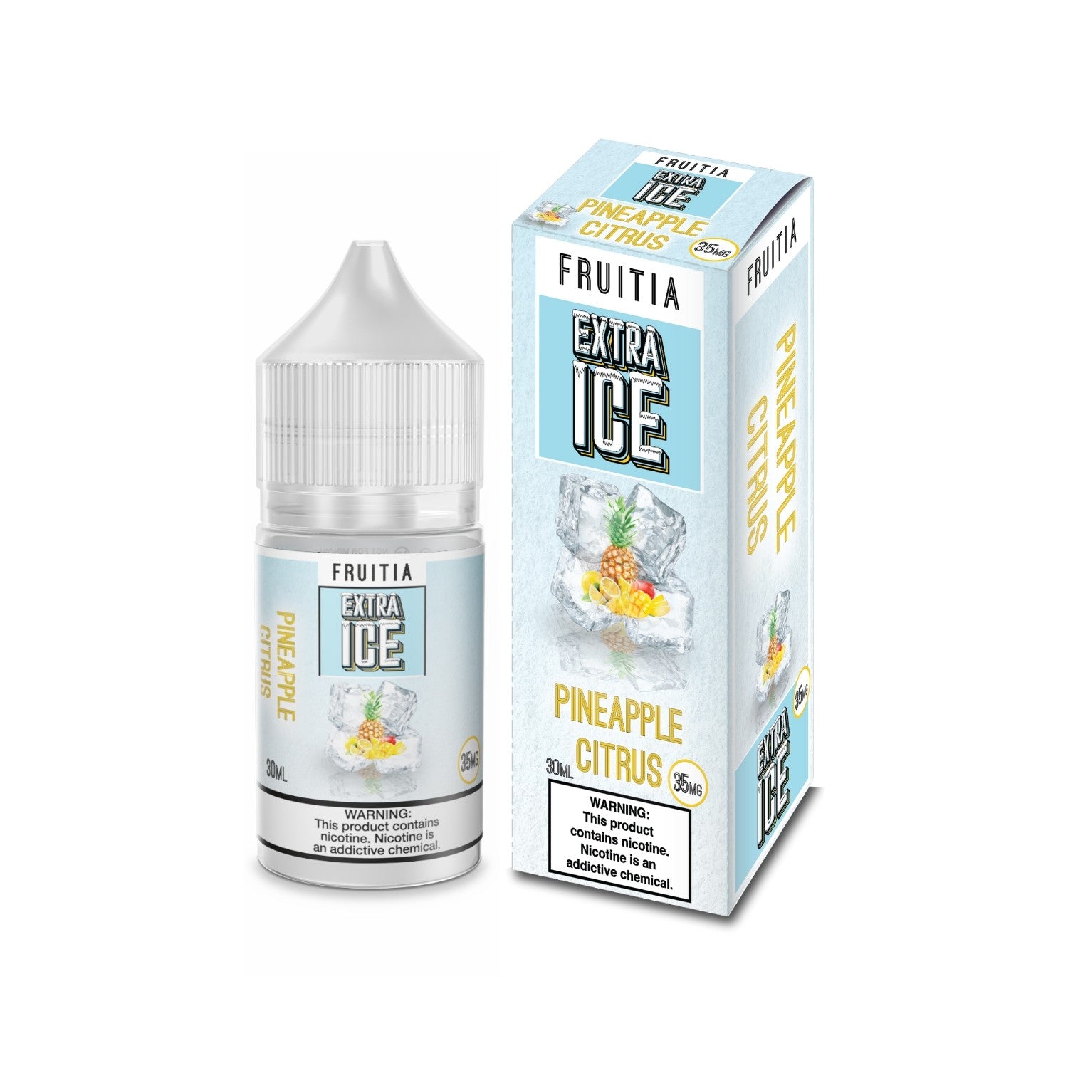 citrus vape juice Tropical Pineapple Ice 30mL Resistance:1.2Ω Single Pod ZERO Plant Powered Disposable polar