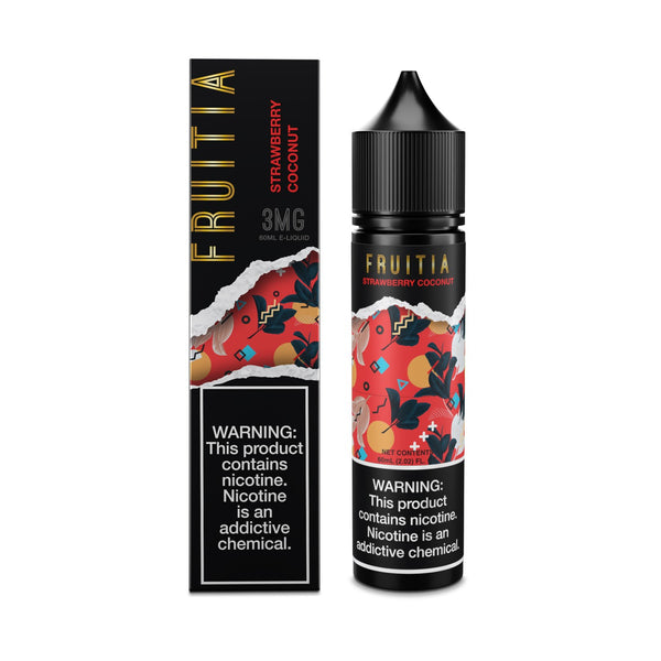 Strawberry Coconut (60mL) | FRUITIA | Fresh Farms E-Liquid