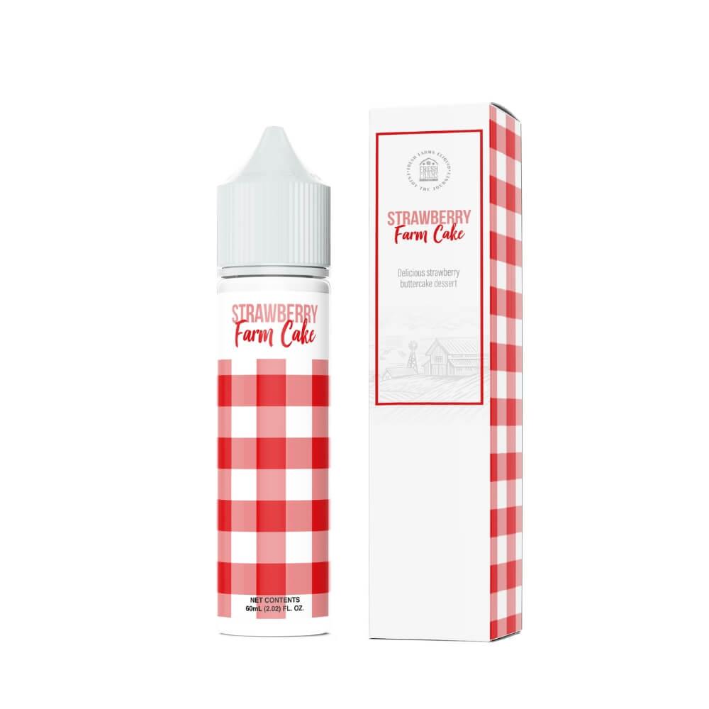 Strawberry Farm Cake (60mL) - Fresh Farms E-Liquid