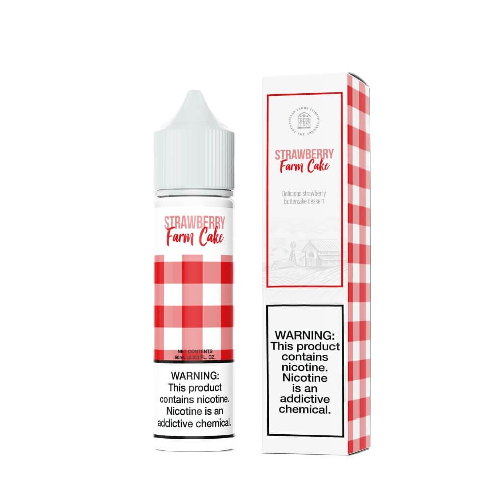 Strawberry Farm Cake (60mL) - Fresh Farms E-Liquid